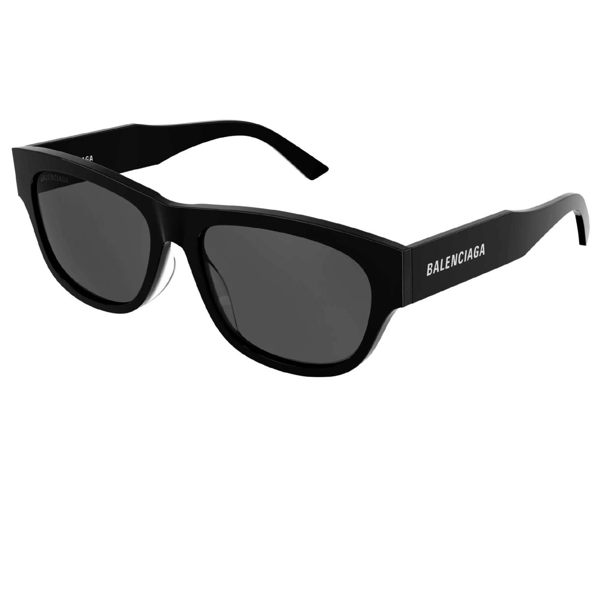 Balenciaga Men&#39;s Sunglasses Fall Winter Black Grey CR 39 CR 39 Shiny BB0164S 001