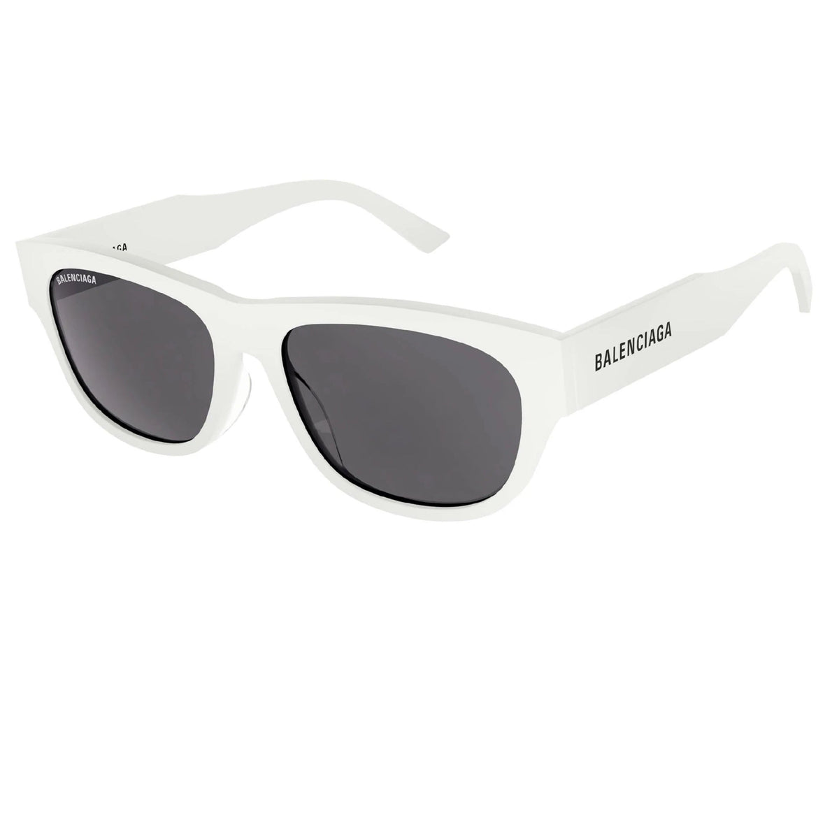Balenciaga Men&#39;s Sunglasses Fall Winter Ivory Grey CR 39 CR 39 Shiny BB0164S 003