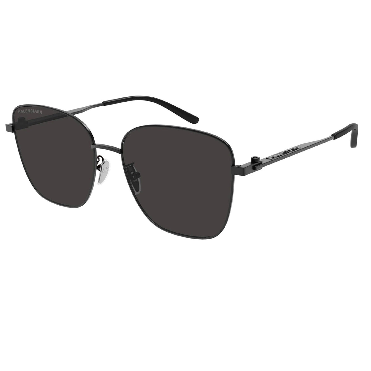 Balenciaga Women's Sunglasses Fall Winter Grey Grey Nylon Nylon Matte BB0165SA 001