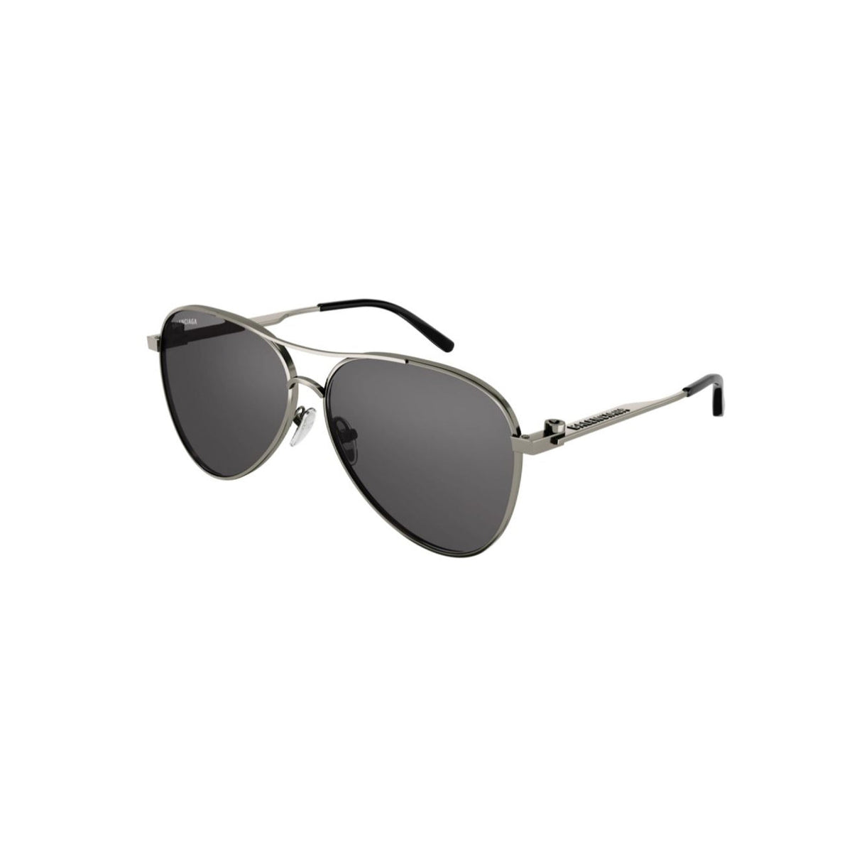 Balenciaga Unisex Sunglasses Fall Winter Grey Grey Nylon Nylon Matte BB0167S 001