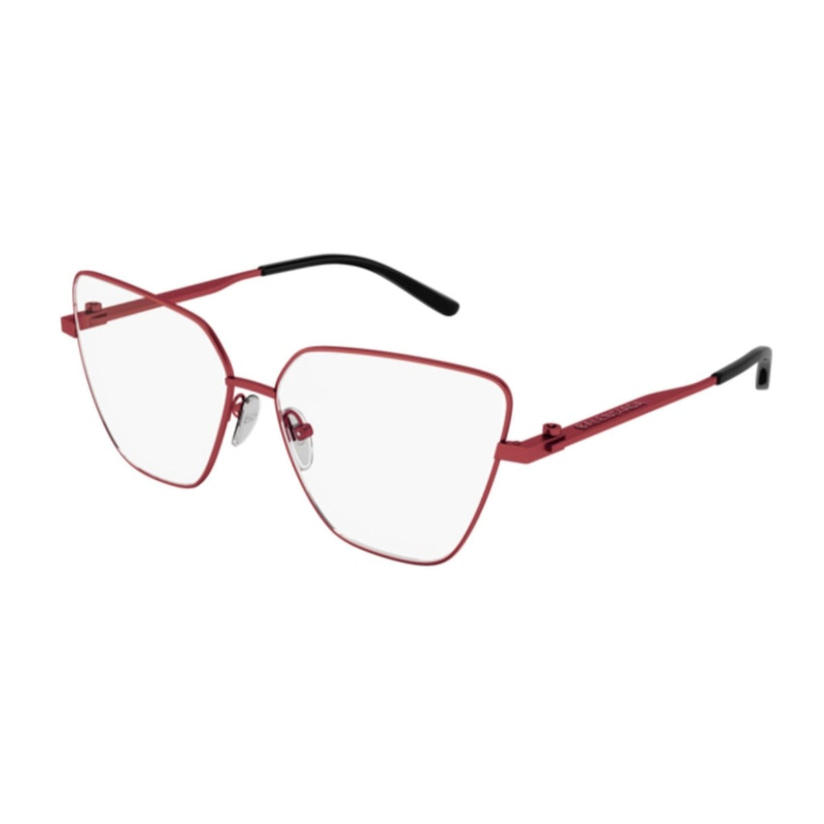 Balenciaga Women's Sunglasses Fall Winter Red Transparent Demo Lens Demo Lens Matte BB0170O 004