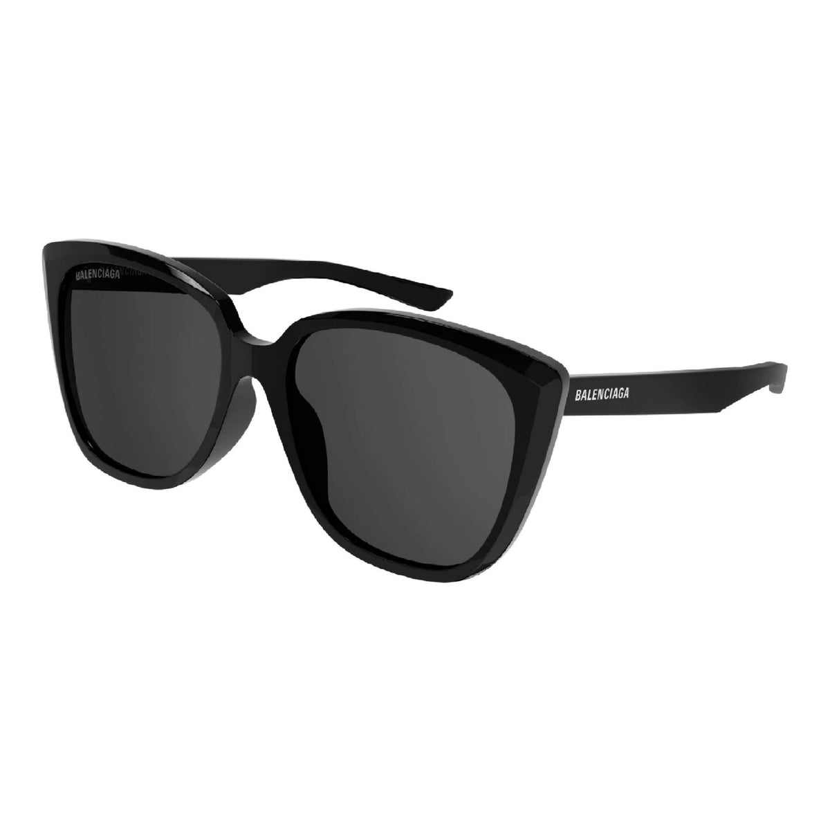 Balenciaga Women's Sunglasses Fall Winter Black Grey CR 39 CR 39 Shiny BB0175SA 001