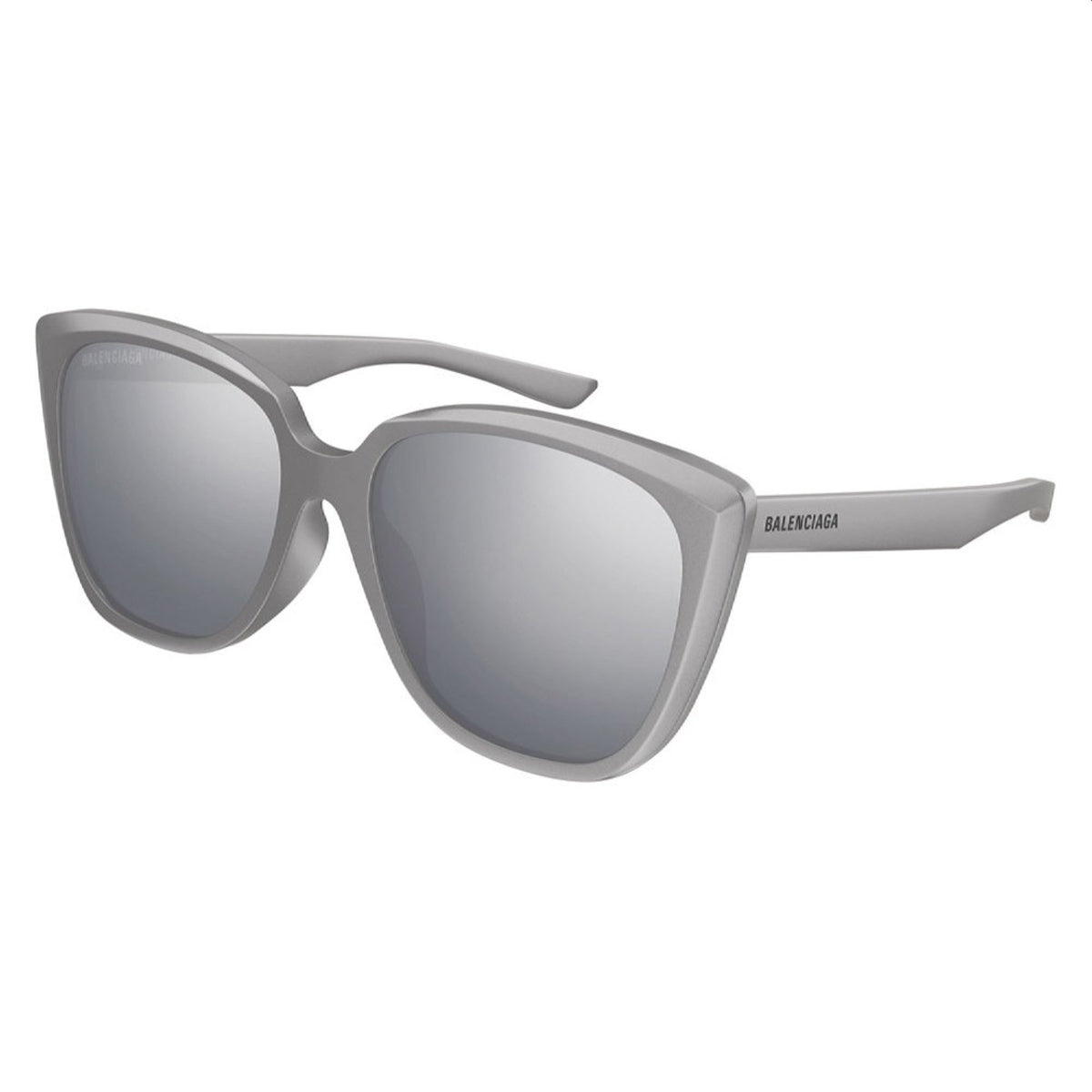 Balenciaga Women's Sunglasses Fall Winter Silver Silver Nylon Nylon Shiny BB0175SA 003