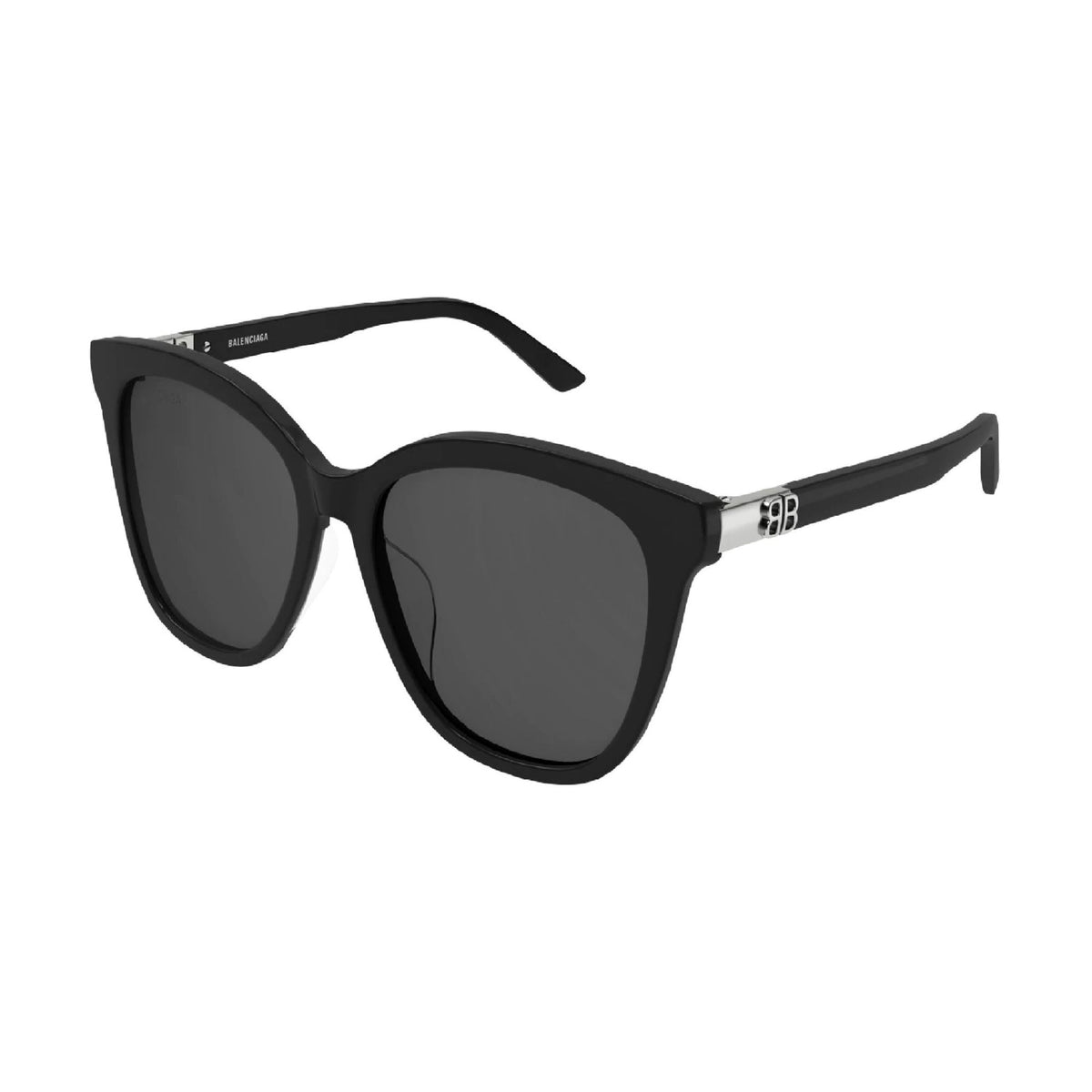 Balenciaga Women&#39;s Sunglasses Fall Winter Black Grey CR 39 CR 39 Shiny BB0183SA 001
