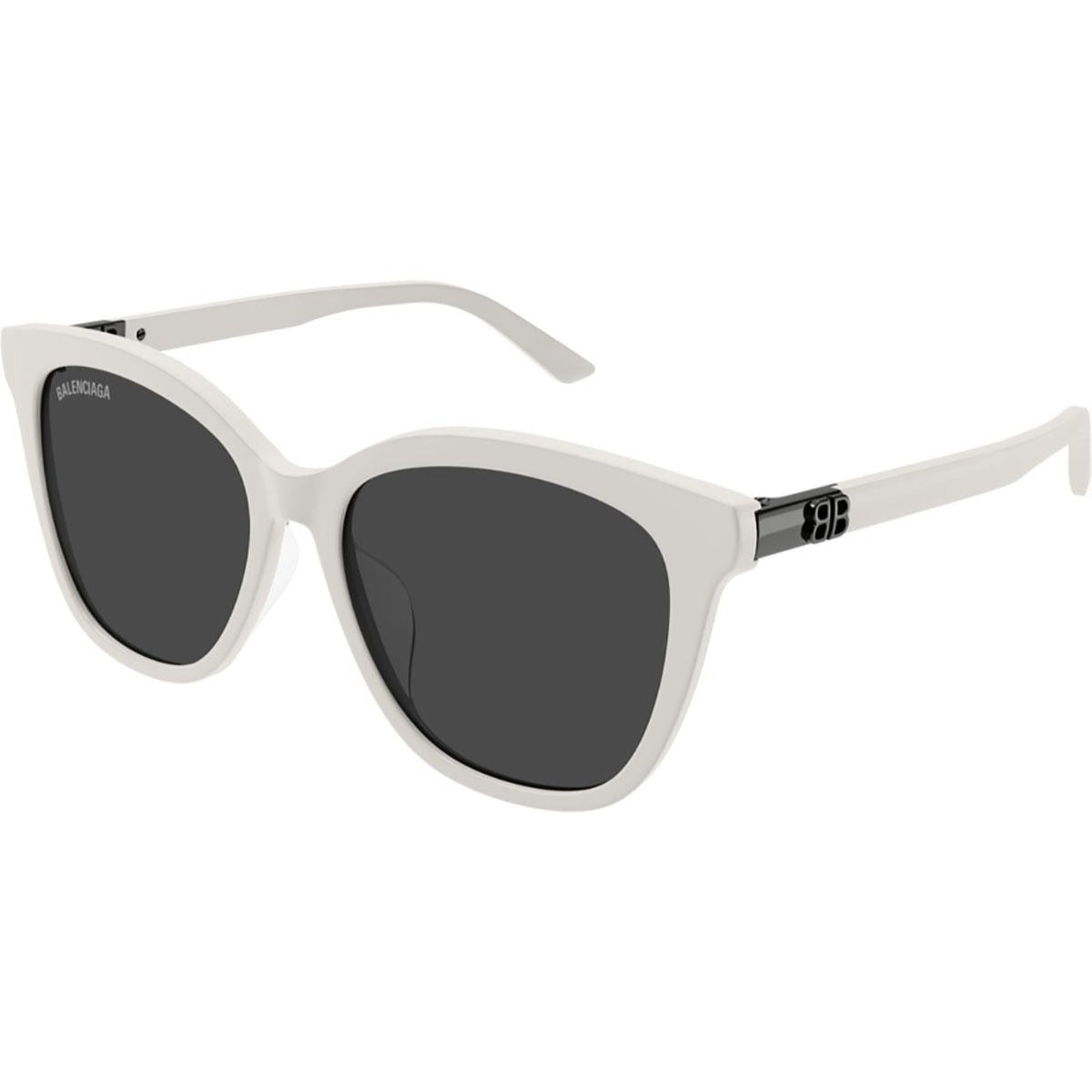 Balenciaga Women's Sunglasses Fall Winter Ivory Grey CR 39 CR 39 Shiny BB0183SA 003