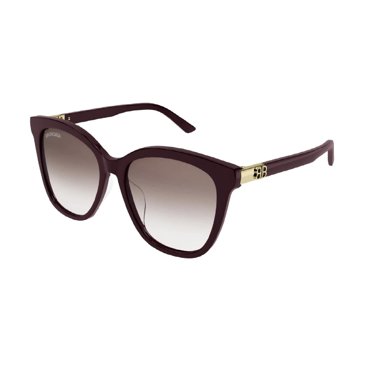 Balenciaga Women's Sunglasses Fall Winter Burgundy Red CR 39 CR 39 Shiny BB0183SA 004