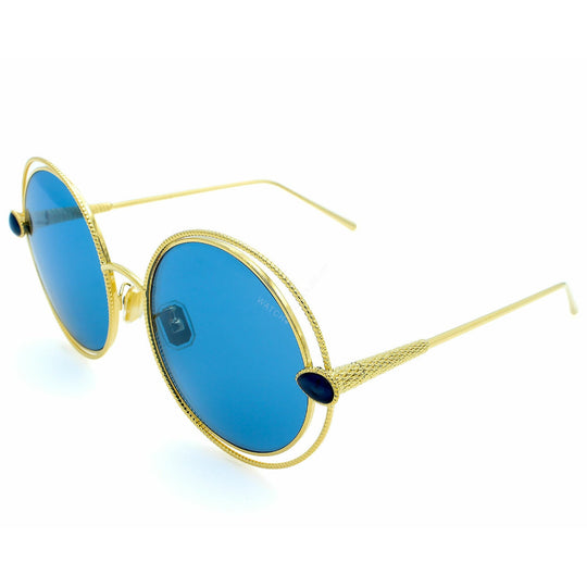 Boucheron Women's Sunglasses Fall Winter Blue Blue Nylon Nylon Gold BC0029S 005