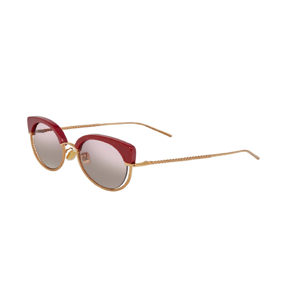Boucheron Women's Sunglasses Spring Summer Red Red Nylon Nylon Shiny BC0105S 002