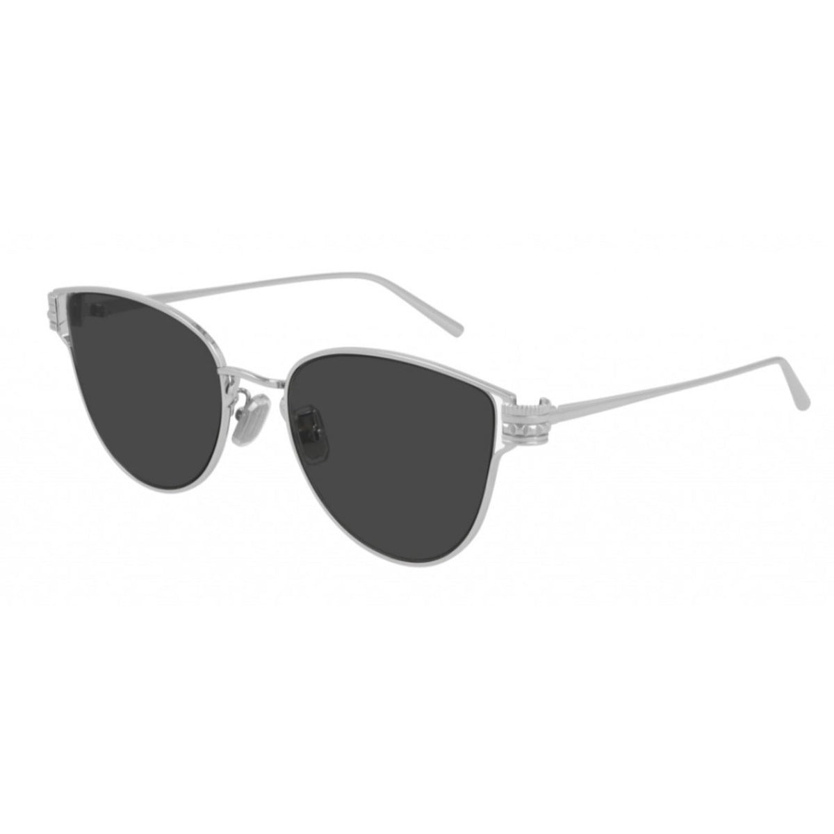 Boucheron Women's Sunglasses Spring Summer White Grey Nylon Nylon Shiny BC0113S 003