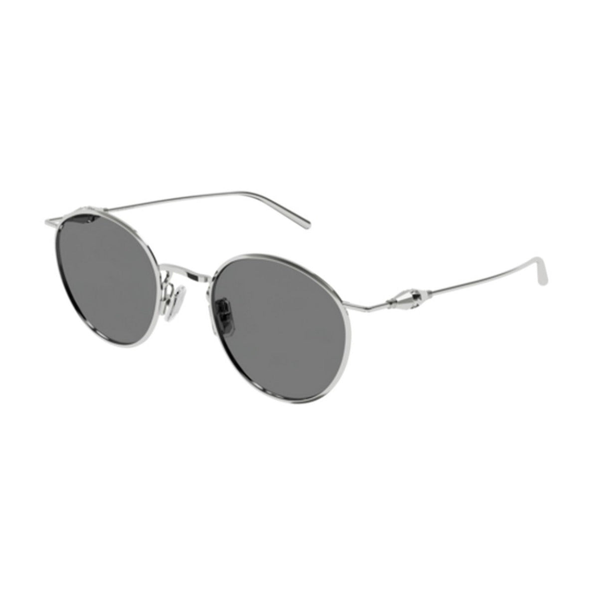 Boucheron Women's Sunglasses Spring Summer White Grey Nylon Nylon Shiny BC0126S 003