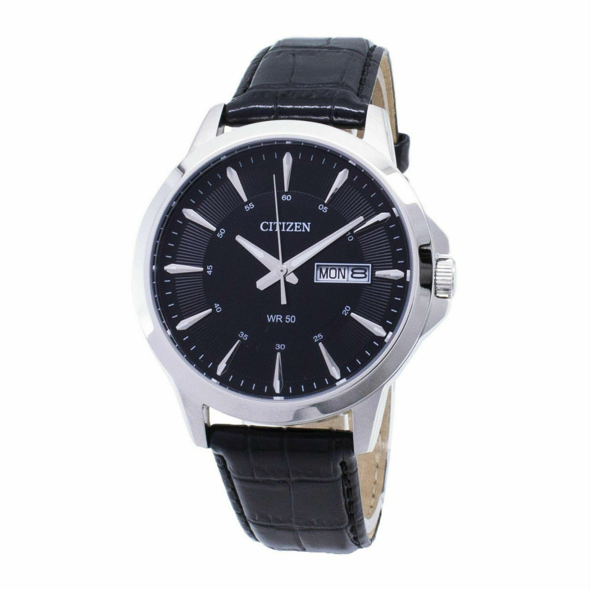 Citizen Men's BF2011-01E Classic Black Leather Watch