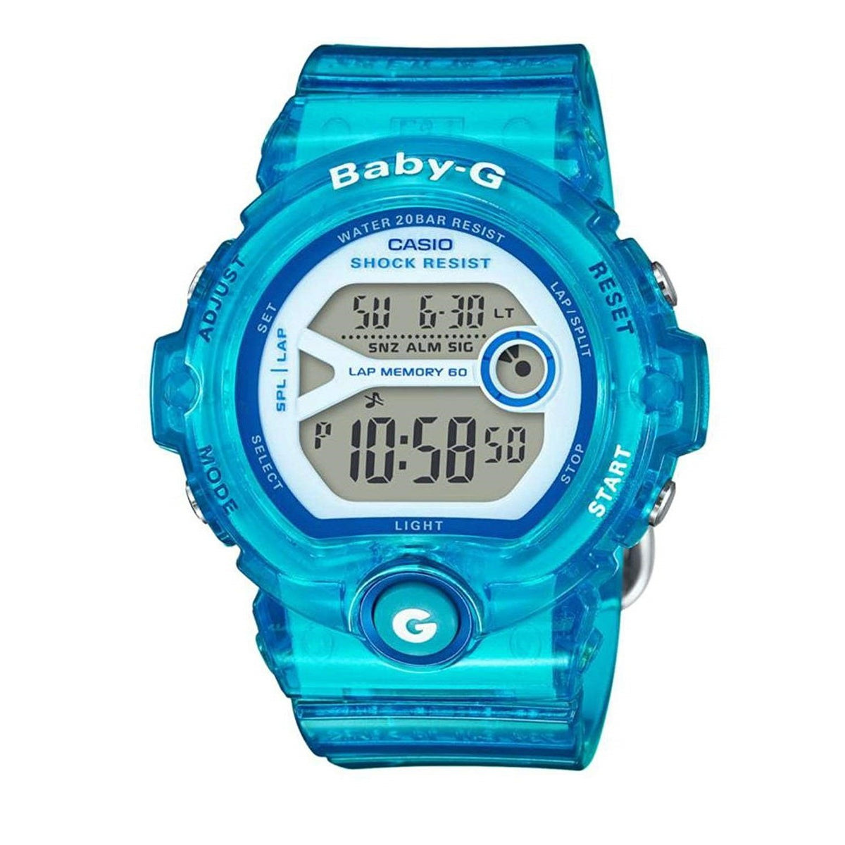 Casio Women&#39;s BG6903-2B G-Shock Baby-G Digital Blue Resin Watch