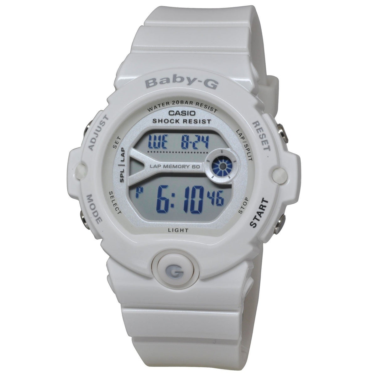 Casio Women's BG6903-7B Baby G Chronograph White Resin Watch