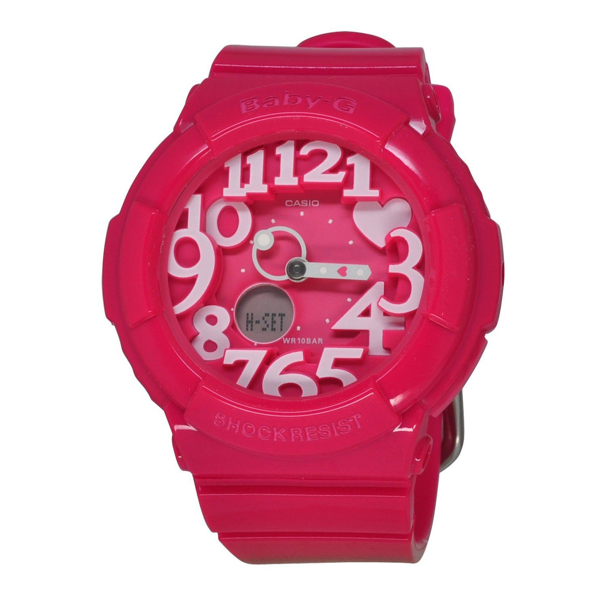 Casio Women's BGA130-4B Baby G Pink Resin Watch