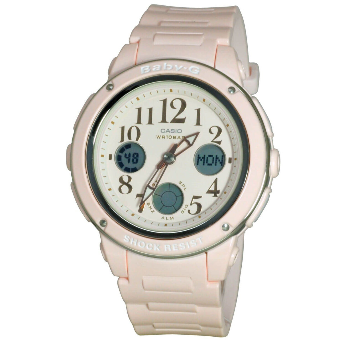 Casio Women's BGA150EF-4B Baby G Pink Resin Watch