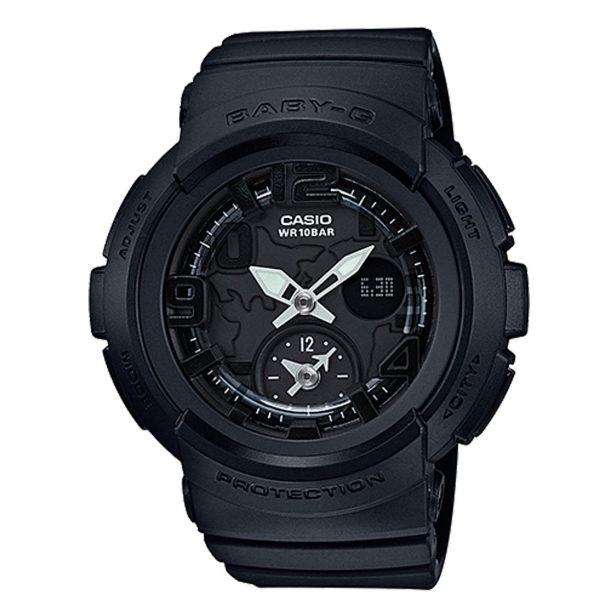 Casio Men's BGA190BC-1B Baby G Black Resin Watch