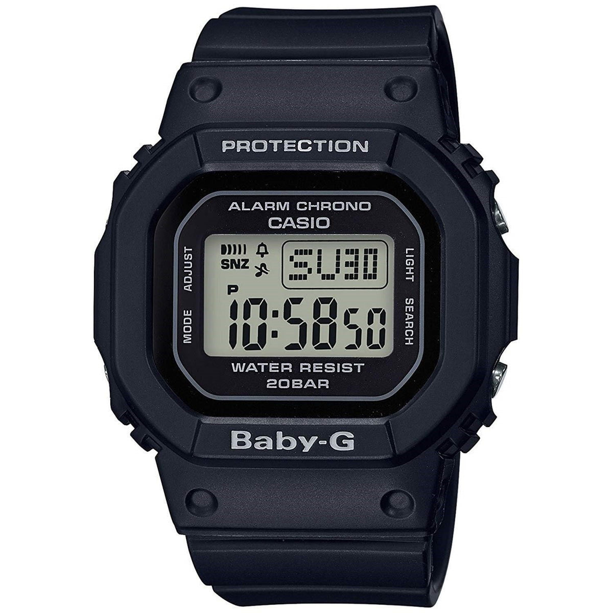 Casio Women's BGD560-1 Baby-G Black Resin Watch