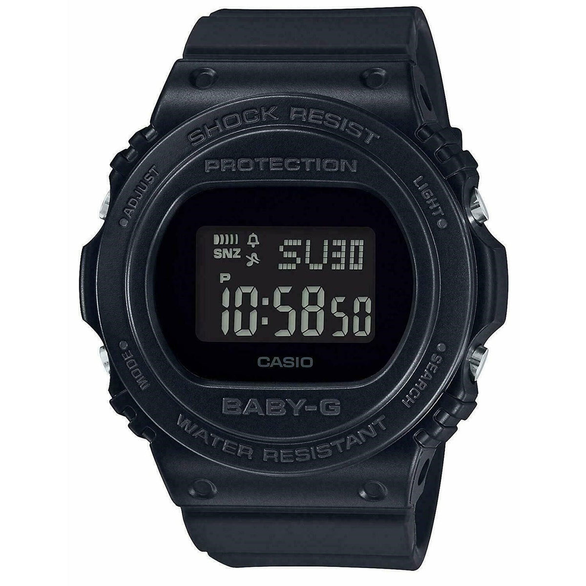 Casio Women's BGD570-1 Baby-G Black Resin Watch