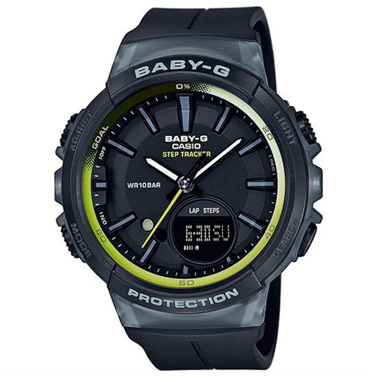 Casio Women's BGS100-1A Baby G Black Resin Watch