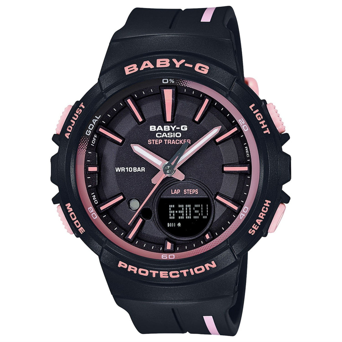 Casio Women's BGS100RT-1A Baby G Black Resin Watch
