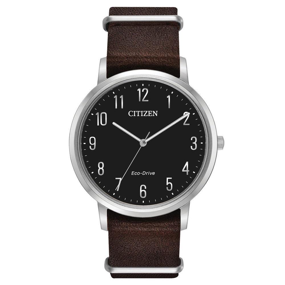 Citizen Men's BJ6500-04E Chandler Brown Leather Watch