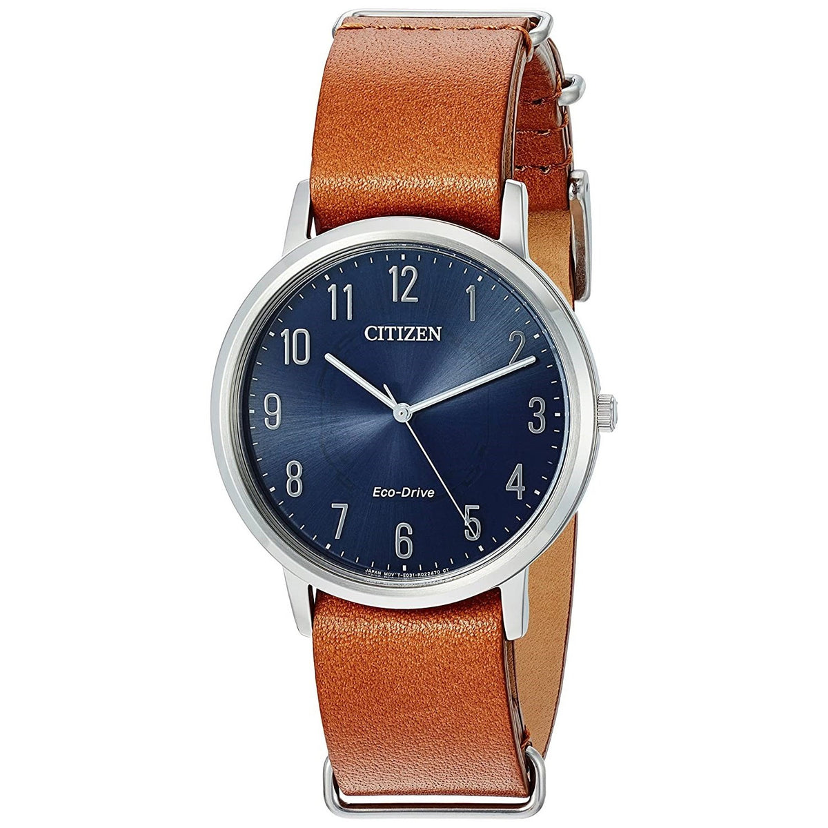Citizen Men&#39;s BJ6500-12L Chandler Brown Leather Watch