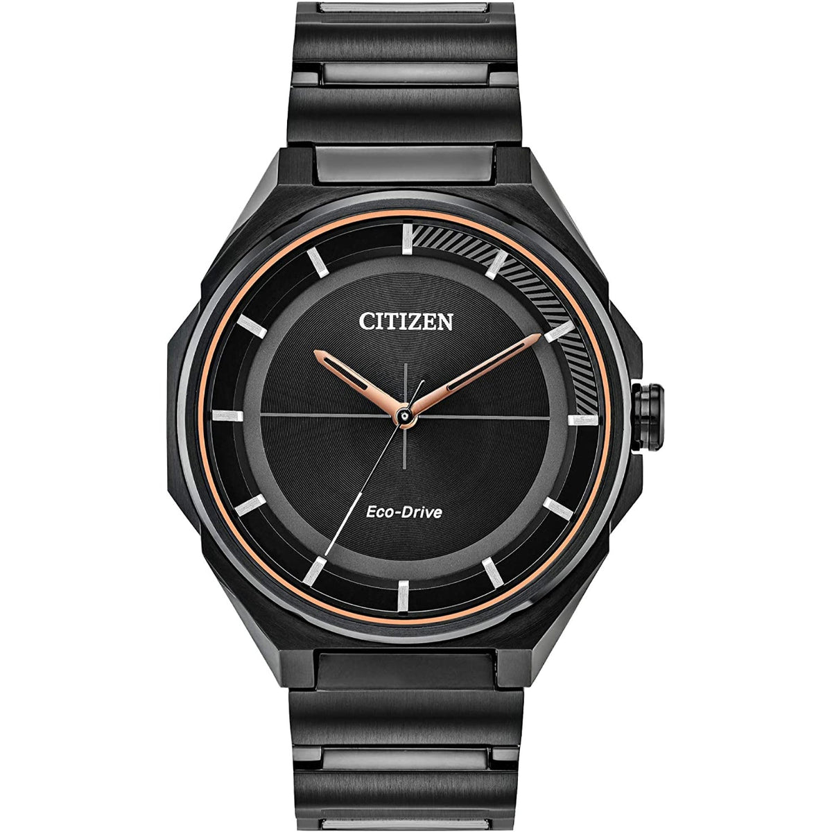 Citizen Men's BJ6535-51E Eco-drive Black Stainless Steel Watch