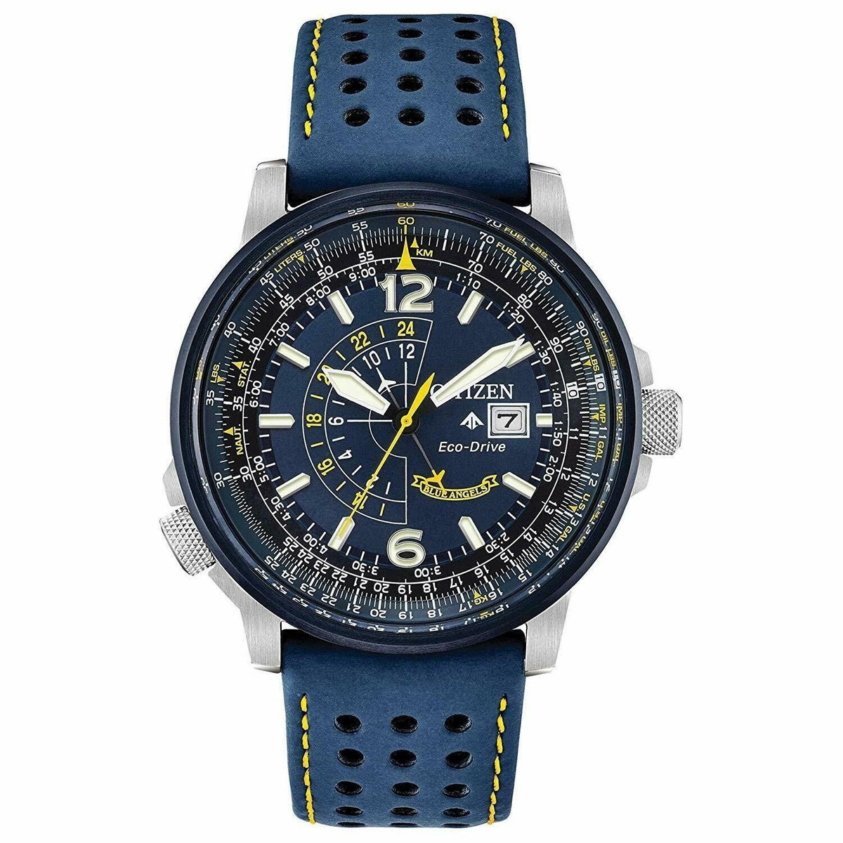 Citizen Men&#39;s BJ7007-02L Promaster Blue Leather Watch