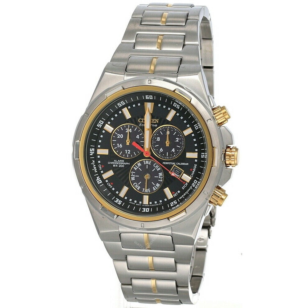 Citizen Men's BL5434-51E Eco Drive Perpetual Calendar Two-Tone Stainless Steel Watch