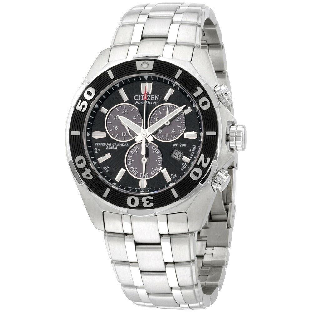 Citizen Men&#39;s BL5440-58E The Signature Collection Chronograph Stainless Steel Watch