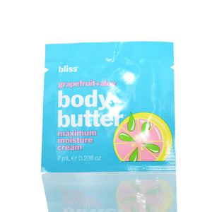 Bliss Grapefruit + Aloe Body Butter Maximum Moisture Cream 0.23 Oz 61702