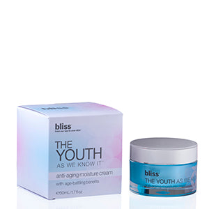 Bliss The Youth As We Know It Moisture Cream Box Sl.Damaged 1.7 Oz  02255