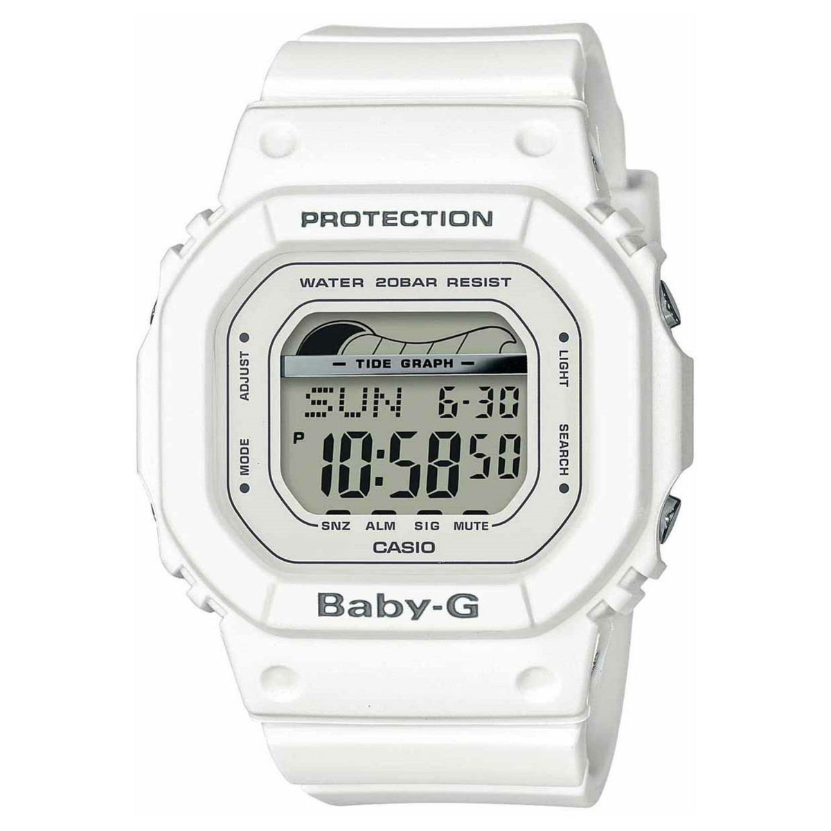 Casio Women's BLX560-7 Baby G White Resin Watch