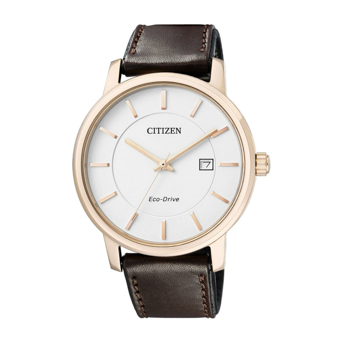 Citizen Men's BM6753-00A Eco-Drive Brown Leather Watch