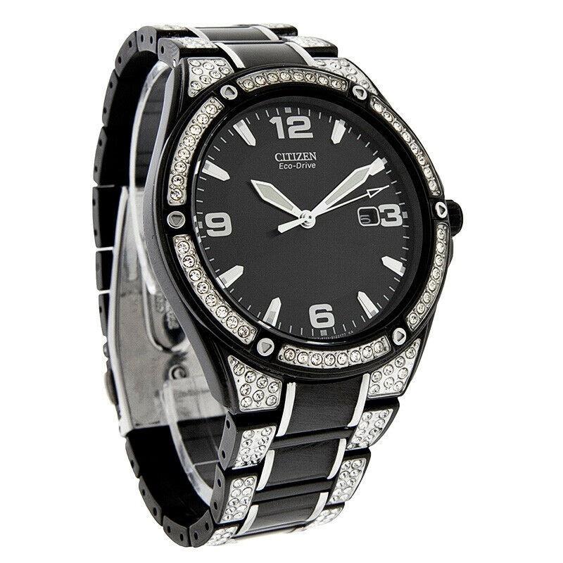 Citizen Men's BM6945-50E Eco-Drive Two-Tone Stainless Steel with Sets of Crystal Watch