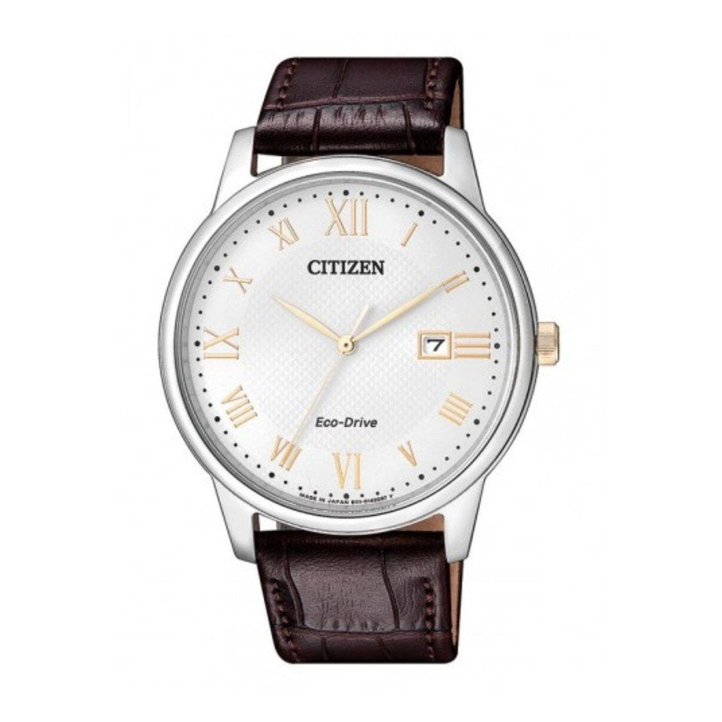 Citizen Men&#39;s BM6974-19A Eco-Drive Brown Leather Watch