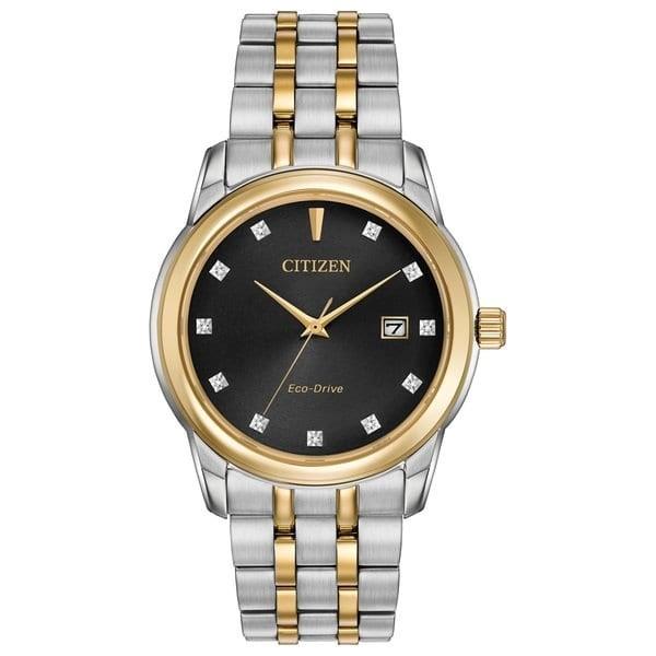 Citizen Men&#39;s BM7344-54E Diamond Two-Tone Stainless Steel Watch
