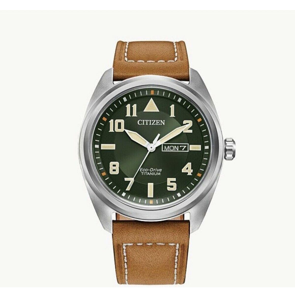 Citizen Men's BM8560-02X Avion Brown Leather Watch
