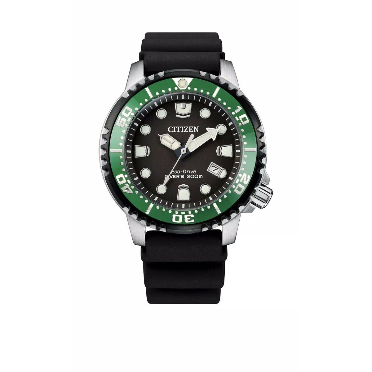 Citizen Men's BN0155-08E Promaster Diver Black Polyurethane Watch