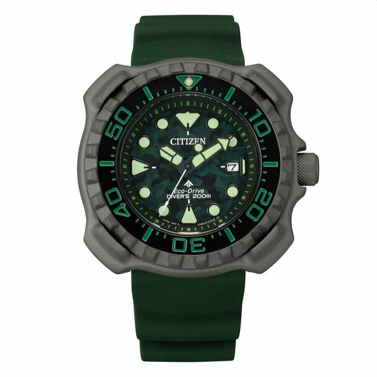 Citizen Men's BN0228-06W Promaster Green Polyurethane Watch
