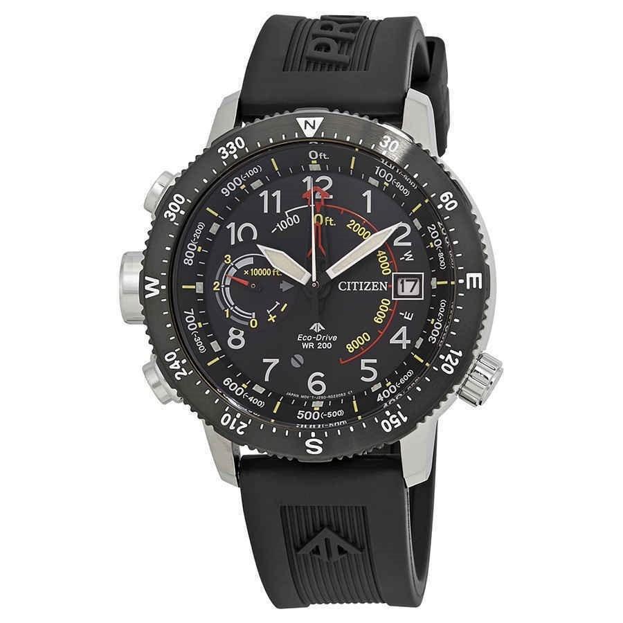 Citizen Men's BN5058-07E Promaster Altichron Black Silicone Watch