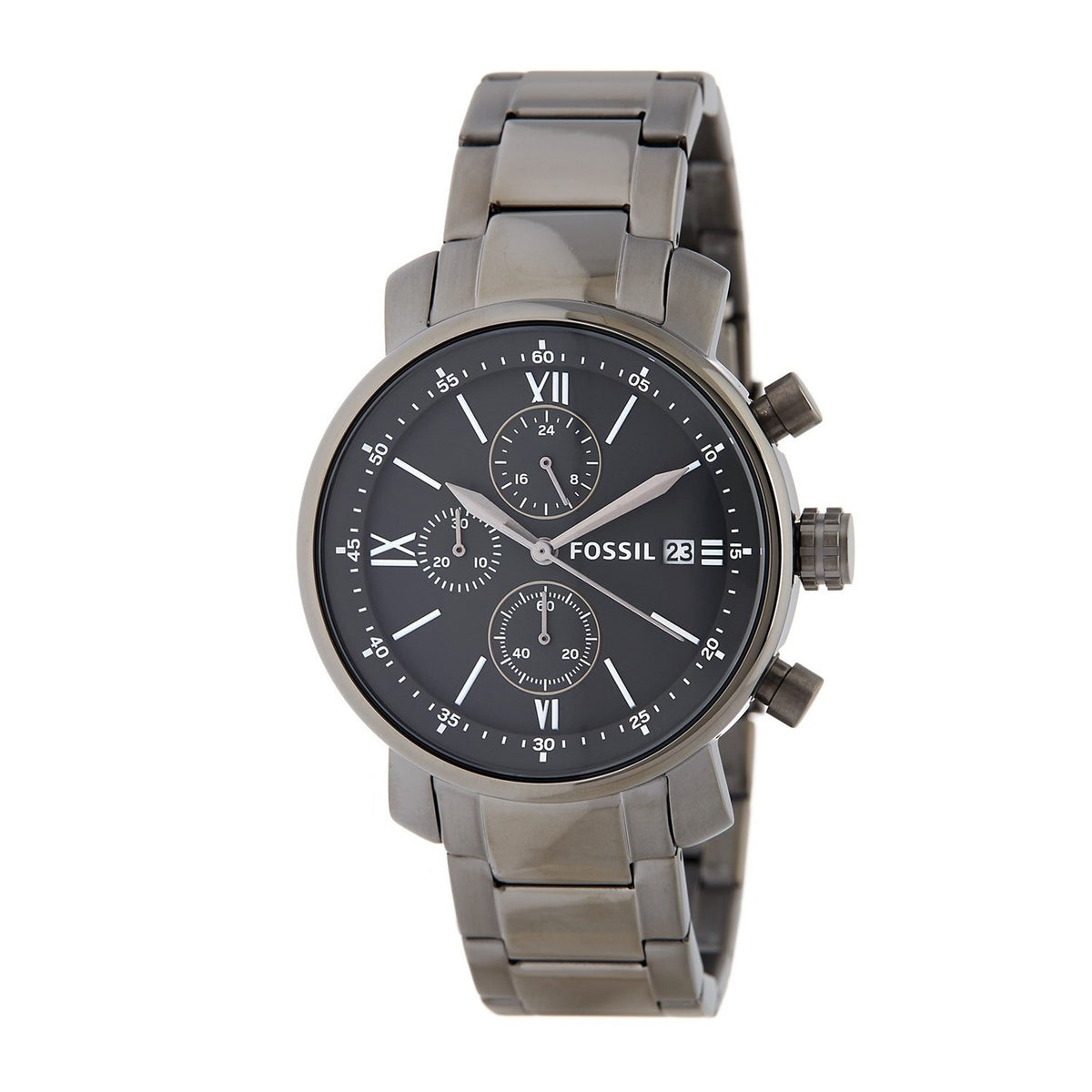 Fossil Men's BQ1004 Rhett Chronograph Grey Stainless Steel Watch