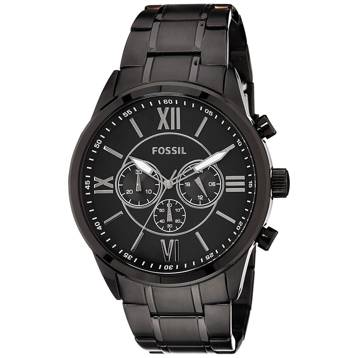Fossil Men's BQ1127 Flynn Black Stainless Steel Watch