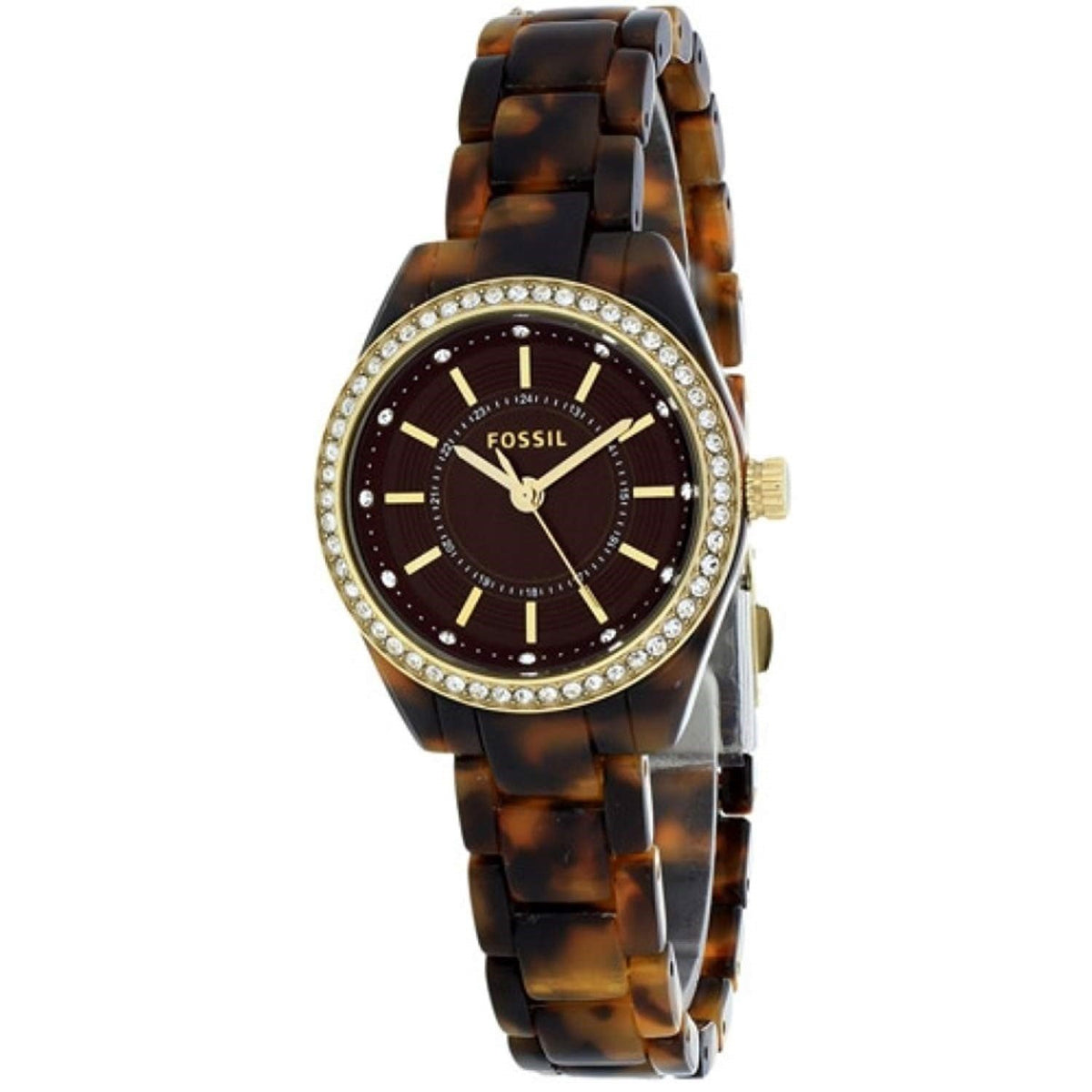 Fossil Women's BQ1196 Classic Brown Resin Watch