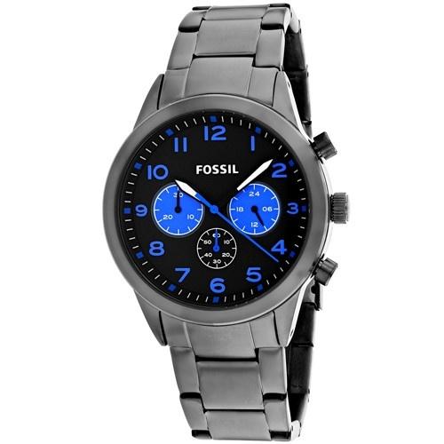 Fossil Men's BQ2124 Classic Chronograph Black Stainless Steel Watch