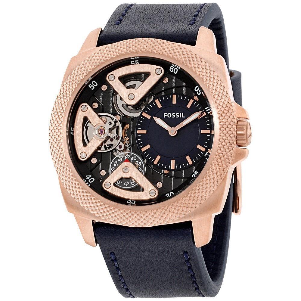 Fossil Men's BQ2207 Privateer Blue Leather Watch