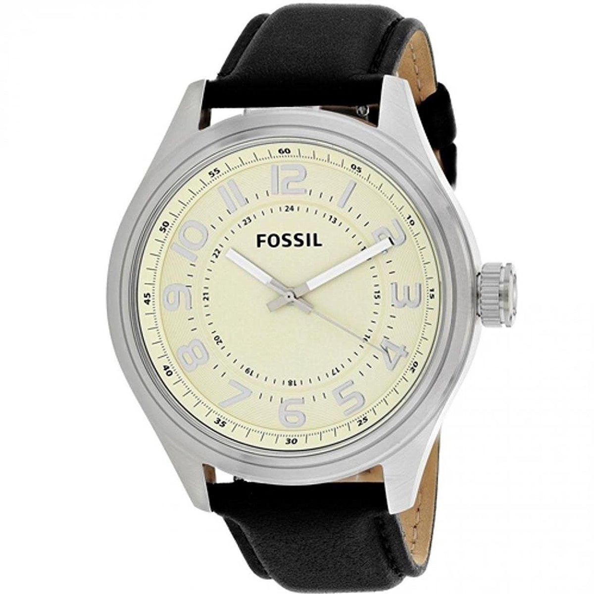 Fossil Men's BQ2246 Classic Black Leather Watch