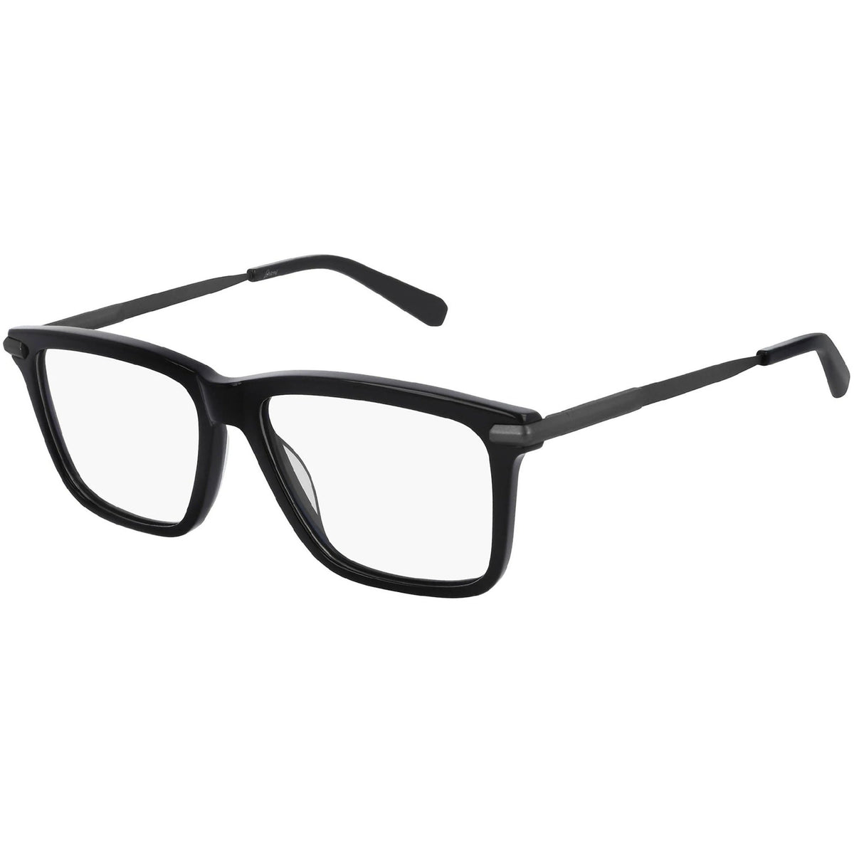 Brioni Men's Sunglasses Fall Winter 2019 Black Transparent Demo Lens Demo Lens Shiny BR0071O 001
