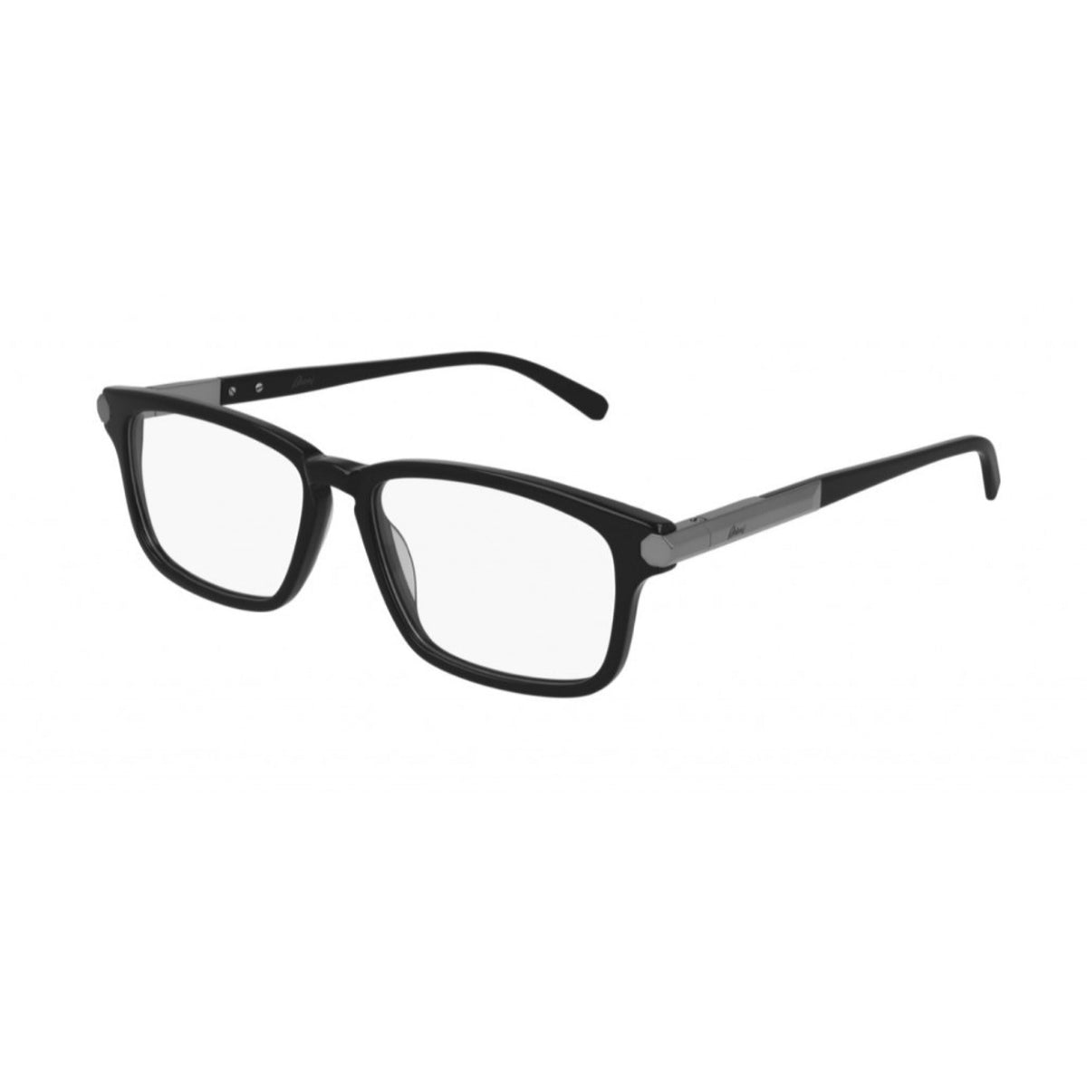 Brioni Men's Sunglasses Fall Winter 2020 Black Transparent Demo Lens Demo Lens Shiny BR0080O 001