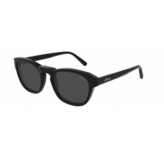 Brioni Men's Sunglasses Fall Winter 2020 Black Grey Nylon Nylon Shiny BR0082S 001
